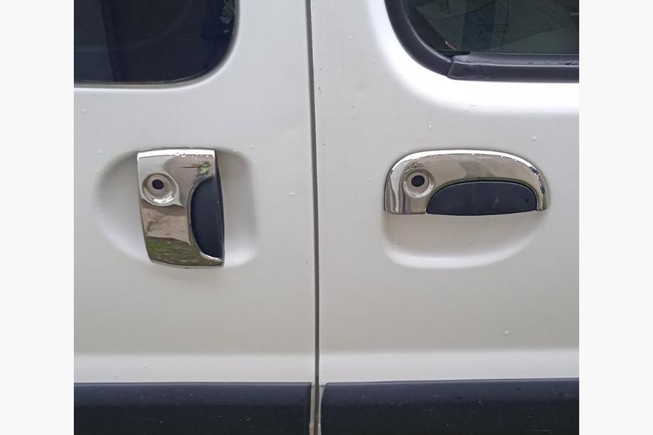 Renault Kangoo 1998-2008 Chrome Door Handle Covers (Stainless Steel) Image
