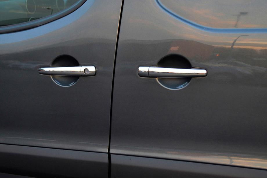 Peugeot 407 2004-2011 Stainless Steel Door Handle Covers OmsaLine - Italian Stainless Steel Image