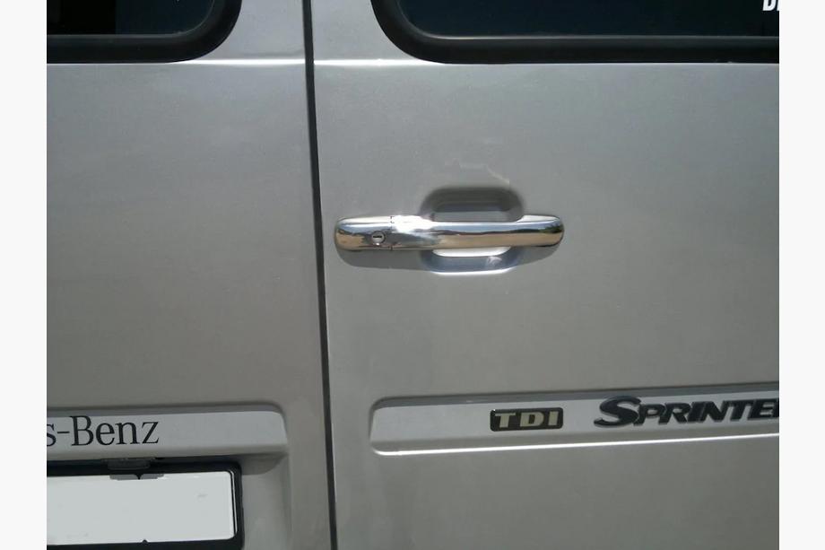 Mercedes Sprinter W901/902/903/904/905 1995–2006 Chrome Door Handle Covers (4 pcs, Stainless Steel) Photo 4