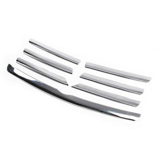 Chrome Grille Trim Covers (7 pcs, Stainless Steel) Mercedes Vaneo W414 2001-2005 photo 3