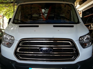 Ford Transit 2014- Chrome Grille Surround Trim (2014-2018, 2 pcs, Stainless Steel) Carmos - Turkish Stainless Steel photo 5
