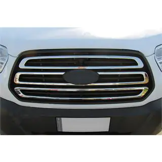 Chrome Grille Covers (2014-2018, 3 pcs, Stainless Steel)