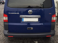 Volkswagen T5 2010-2015 Rear tailgate handle trim above license plate (stainless steel) Multivan, OmsaLine - Italian Stainless Steel photo 5