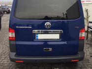 Volkswagen T5 2010-2015 Rear tailgate handle trim above license plate (stainless steel) Multivan, OmsaLine - Italian Stainless Steel photo 2