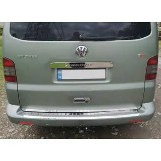 Rear tailgate handle trim above license plate (stainless steel) photo 4