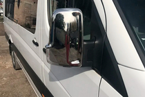 Volkswagen Crafter 2006-2016 Chrome Mirror Covers (2 pcs) photo 2
