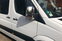 Volkswagen Crafter 2006-2016 Chrome Mirror Covers (2 pcs) photo 4