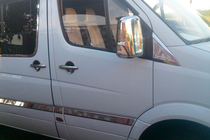 Volkswagen Crafter 2006-2016 Chrome Mirror Covers (2 pcs) photo 7