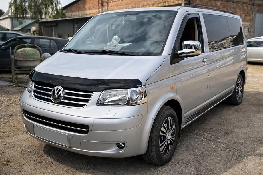 Volkswagen T5 Multivan 2003–2010 Chrome Mirror Covers (2 pcs) Carmos - Polished Stainless Steel Image