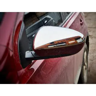 Mirror Covers (2 pcs, Stainless Steel) photo 2
