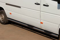 Volkswagen LT 1995-2006 Side Pipes (2 pcs, Stainless Steel) photo 1