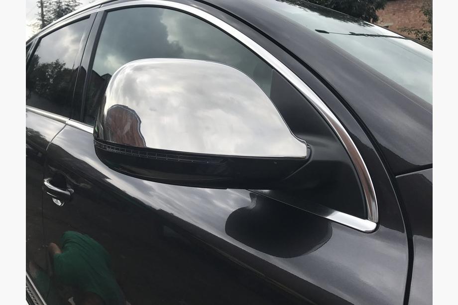 Audi Q7 2005-2015 Mirror Covers (2 pcs, Stainless Steel) Carmos, Stainless Steel Photo 3