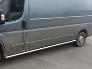 Citroen Jumper 2007-2025 Side Pipes (2 pcs, Stainless Steel) Long Wheelbase, Ø60 photo 1