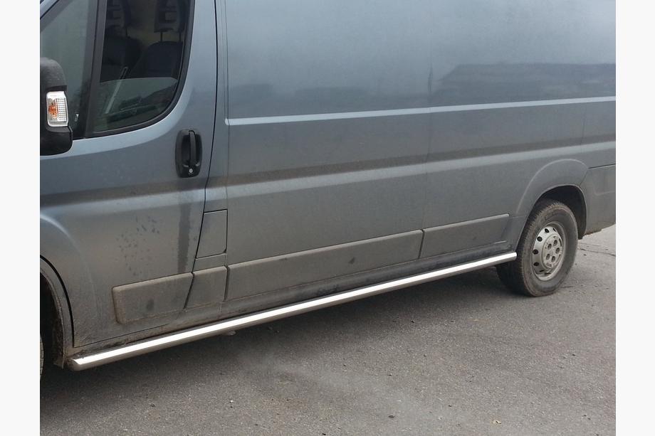 Citroen Jumper 2007-2025 Side Pipes (2 pcs, Stainless Steel) Long Wheelbase, Ø60 Image