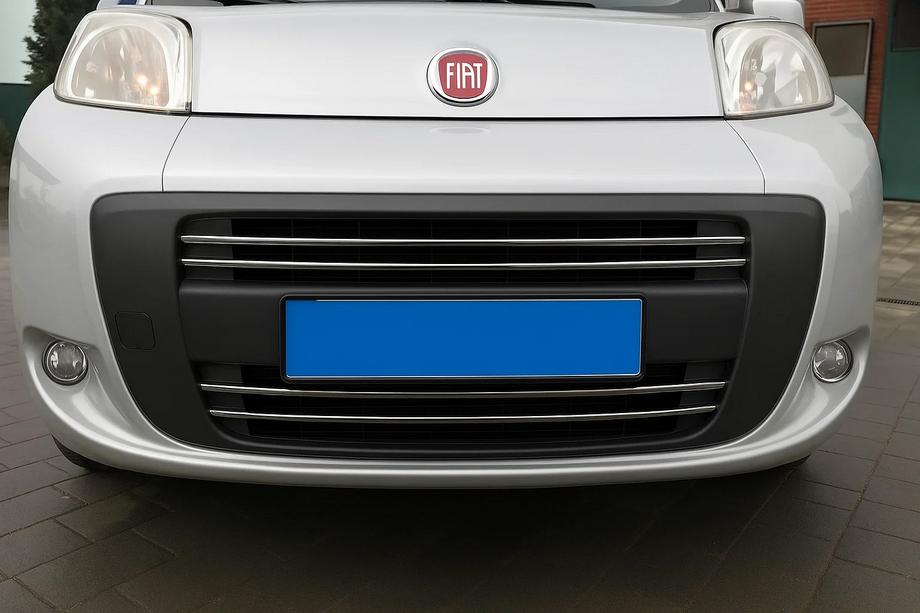 Citroen Nemo 2007-2017 Front Grille Trim (4 pcs, Stainless Steel) Photo 3