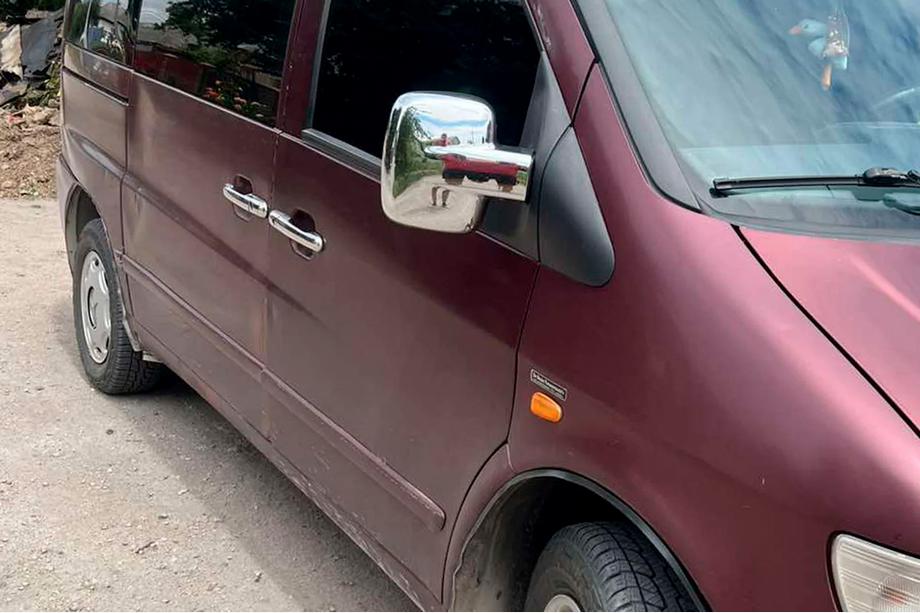 Mercedes Vito W638 1996-2003 Mirror Covers (2 pcs, Chrome) Photo 4