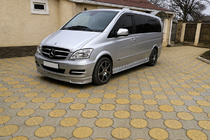 Mercedes Vito W639 2004-2014 BRB V1 Front Bumper Lip (paintable) Year 2004-2010 photo 3
