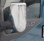 Ford Transit 2000–2014 Chrome Mirror Covers (2 pcs) photo 3