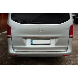 Rear Bumper Protector OmsaLine Stainless Steel photo 3