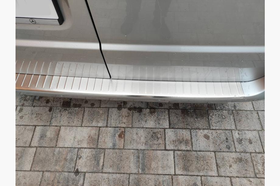 Mercedes Vito/V-class W447 2014- Rear Bumper Protector OmsaLine Stainless Steel Glossy Photo 13