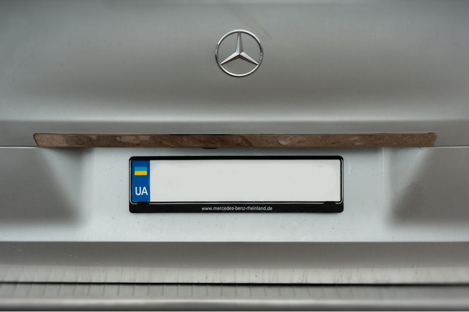 Mercedes Vito/V-class W447 2014- Rear Bumper Protector OmsaLine Stainless Steel Glossy Photo 6
