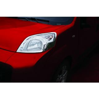 Headlight Covers (2 pcs, Stainless Steel) Fiat Fiorino/Qubo 2008-2024 photo 1