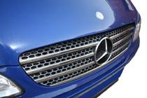 Mercedes Viano 2004-2014 Grille Covers Chrome (7 pcs, Stainless Steel) Carmos - Turkish Stainless Steel photo 1