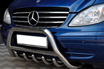 Mercedes Viano 2004-2014 Bull Bar WT003/004 (Stainless Steel) 50mm, without lettering photo 8