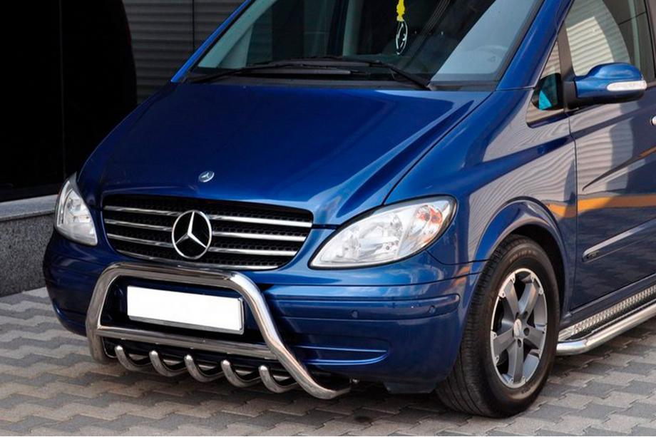 Mercedes Viano 2004-2014 Bull Bar WT003/004 (Stainless Steel) Photo 7