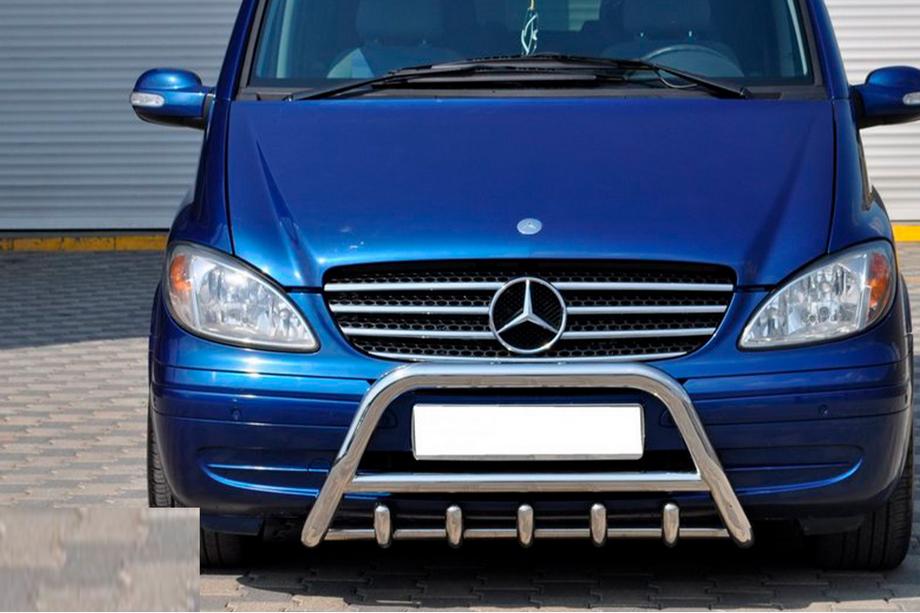 Mercedes Viano 2004-2014 Bull Bar WT003/004 (Stainless Steel) Photo 9