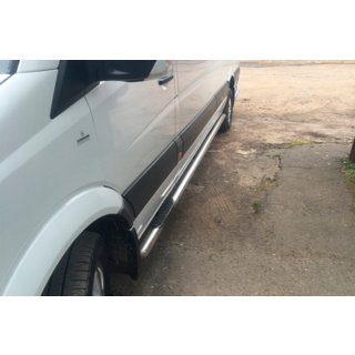 Side Pipes (2 pcs, Stainless Steel) Mercedes Sprinter W906 2006–2018 photo 2