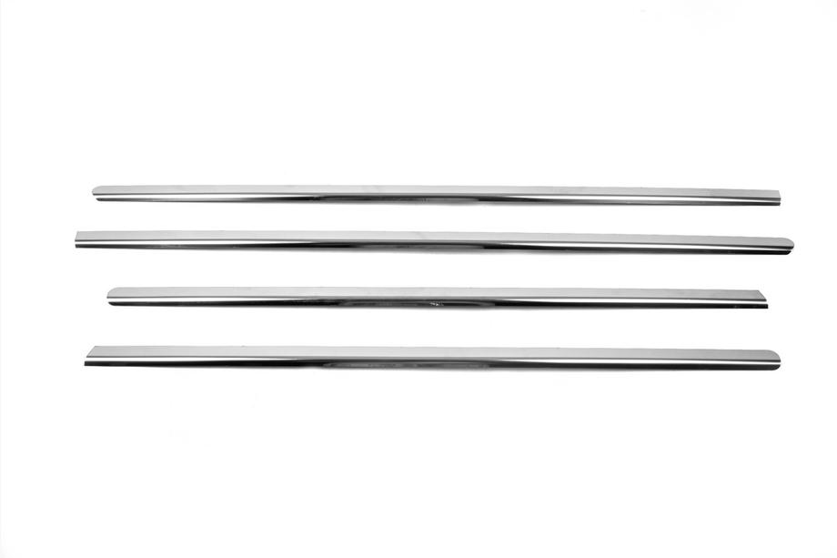 Mercedes ML W164 2005-2011 Exterior window trim stainless steel (4 pcs) OmsaLine - Italian Stainless Steel Photo 8