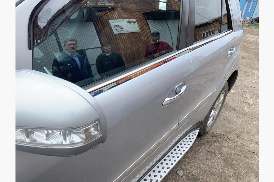 Mercedes ML W164 2005-2011 Exterior window trim stainless steel (4 pcs) OmsaLine - Italian Stainless Steel Photo 2
