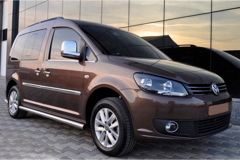 Volkswagen Caddy 2004-2010 Side Bars BB001 (2 pcs, stainless steel) Image