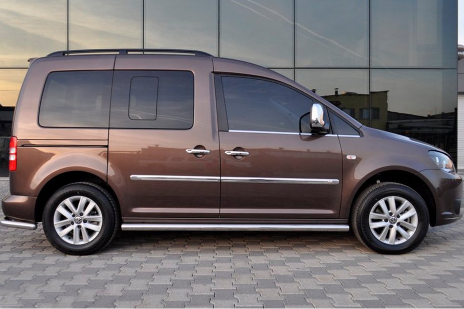 Volkswagen Caddy 2010-2015 Side Bars BB001 (2 pcs, stainless steel) Photo 2