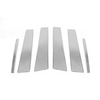 Stainless Steel Door Pillar Trim (6 pcs) Kia Sportage 2010-2015 photo 3