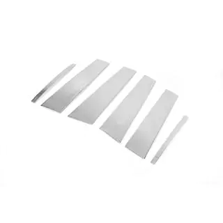Stainless Steel Door Pillar Trim (6 pcs) Kia Sportage 2010-2015 photo 4