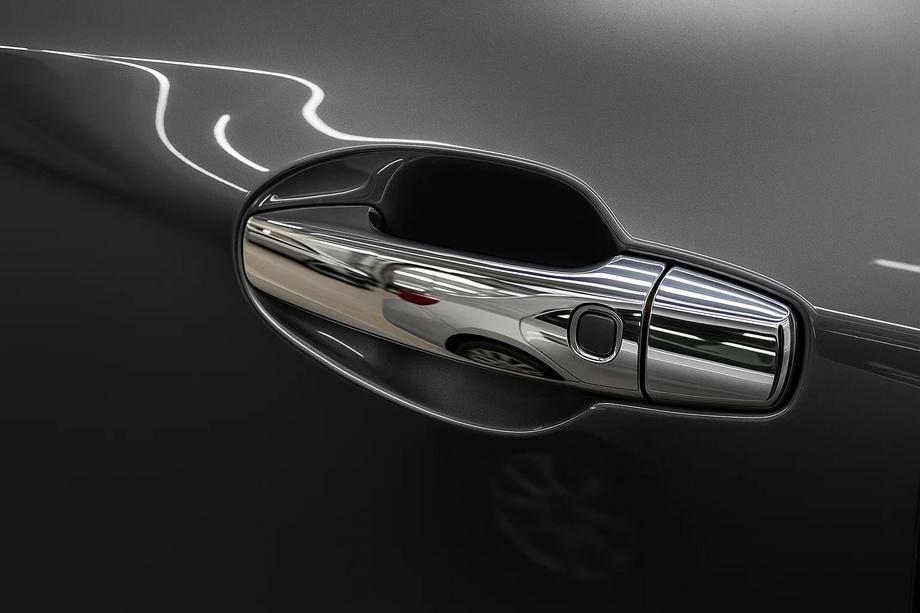 Lexus LX570/450d 2008-2022 Chrome Door Handle Covers (4 pcs, Stainless Steel) Photo 5