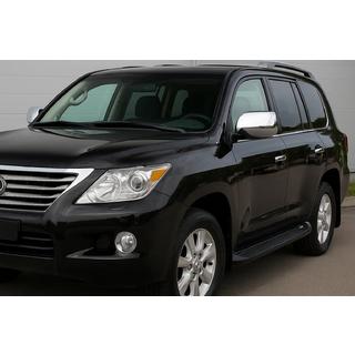 Chrome Mirror Covers (2008-2012, 2 pcs, Stainless Steel) Lexus LX570/450d 2008-2022 photo 1