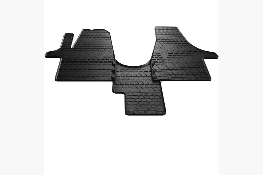 Volkswagen T5 Transporter 2003-2010 Rubber Floor Mats (3 pcs, Stingray) 1-piece Image