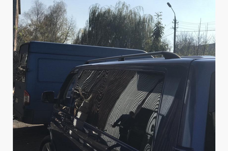 Volkswagen T5 Transporter 2003-2010 Black Roof Rails Photo 8