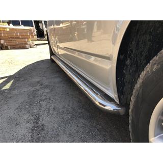 Side Steps Premium (2 pcs, Stainless Steel) Volkswagen T5 Transporter 2003-2010 photo 1