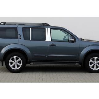 Stainless Steel Door Pillar Trim (6 pcs) Nissan Pathfinder R51 2005-2014 photo 1