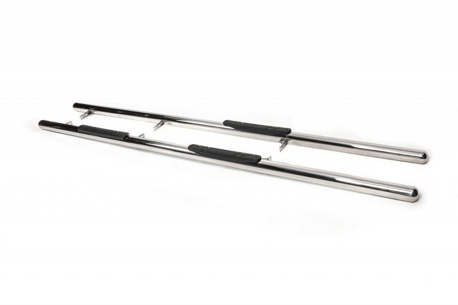Nissan Primastar 2002-2014 Side Bars (2 pcs, Stainless Steel) 60mm, Long Wheelbase Photo 3