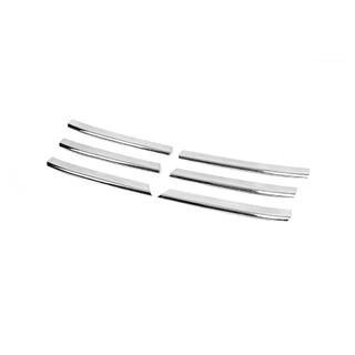 Chrome Grille Covers (6 pcs, Stainless Steel) Volkswagen T5 Caravelle 2004-2010 photo 4