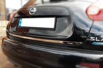 Nissan Juke 2010-2019 Trunk Trim Stainless Steel OmsaLine - Italian Stainless Steel photo 1