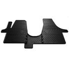 Volkswagen T5 Caravelle 2004-2010 Rubber Floor Mats (3 pcs, Stingray) For 2↗1 seat bench photo 2