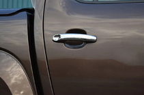Volkswagen Amarok 2010-2022 Chrome Door Handle Covers (4 pcs, Stainless Steel) photo 3