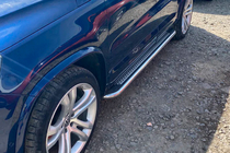 Volkswagen Tiguan 2007-2016 Side Steps Maydos V2 (2 pcs, stainless steel) photo 2