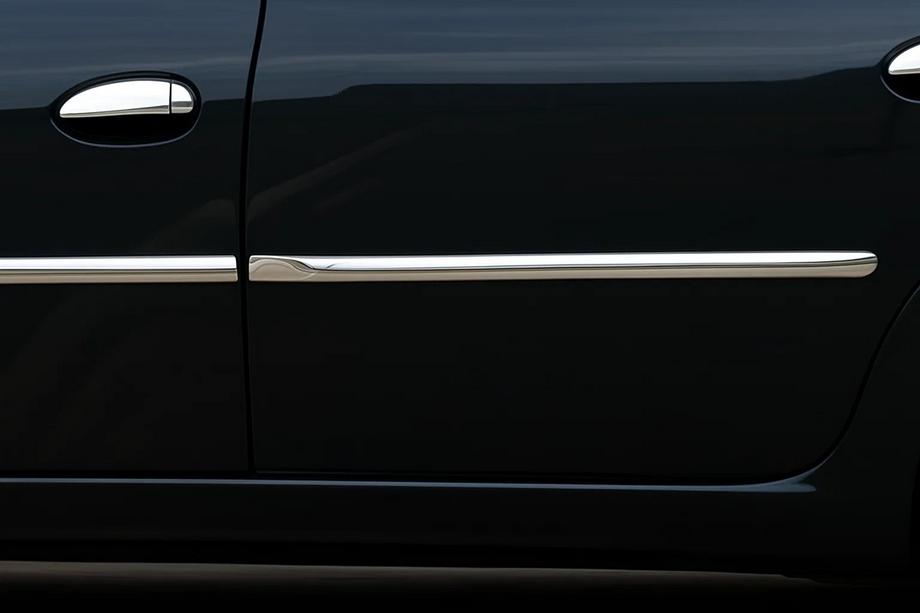Dacia Logan I 2005-2008 Door Moldings Stainless Steel (4 pcs) Image